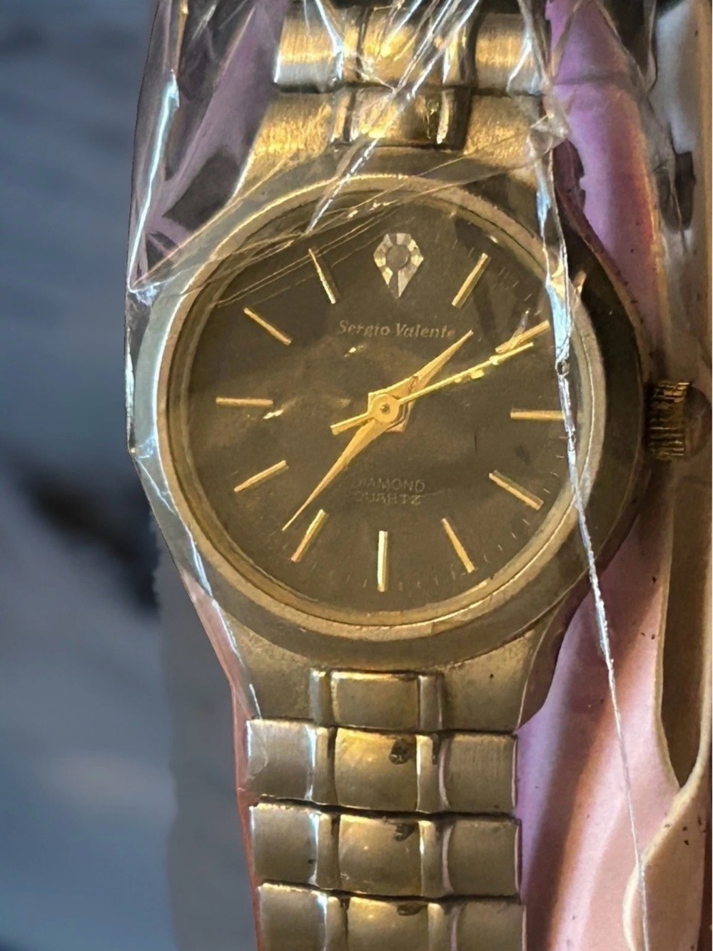 Sergio Valente Diamond Quartz Watch